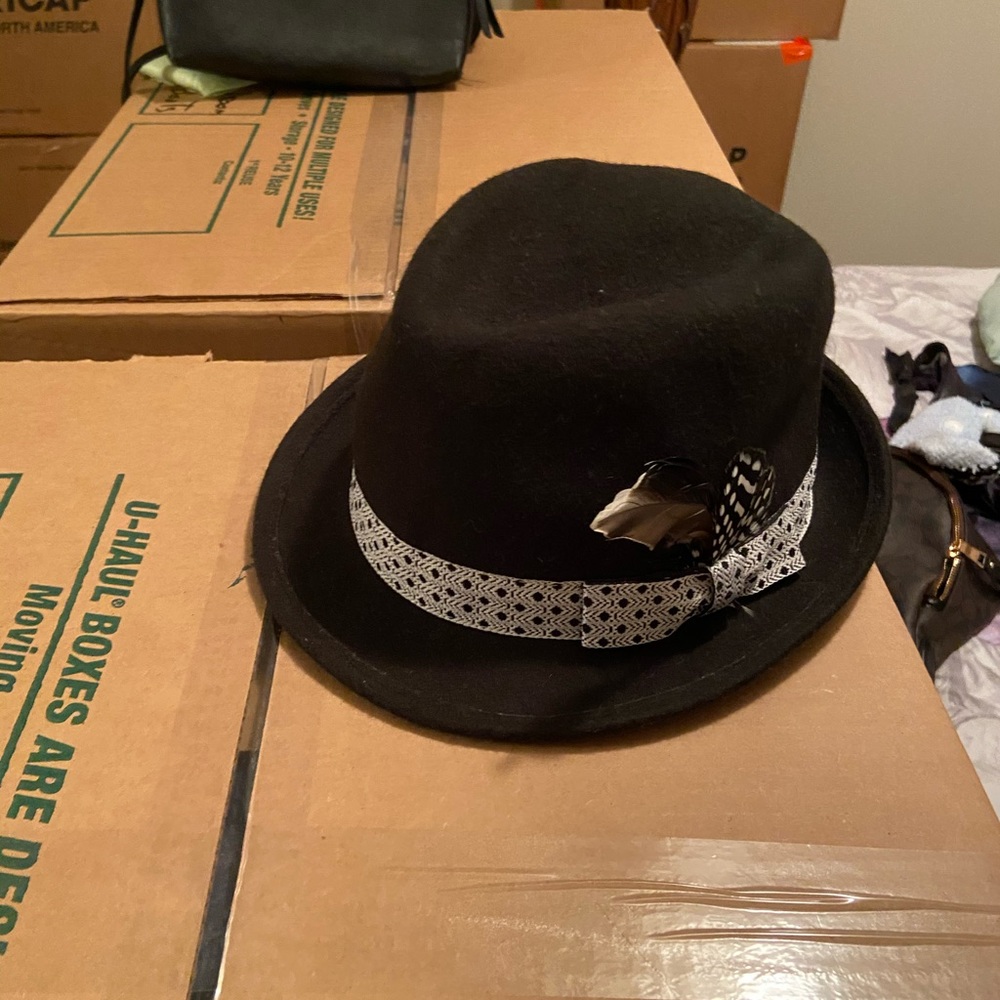 Black Fedora Hat. - image 4
